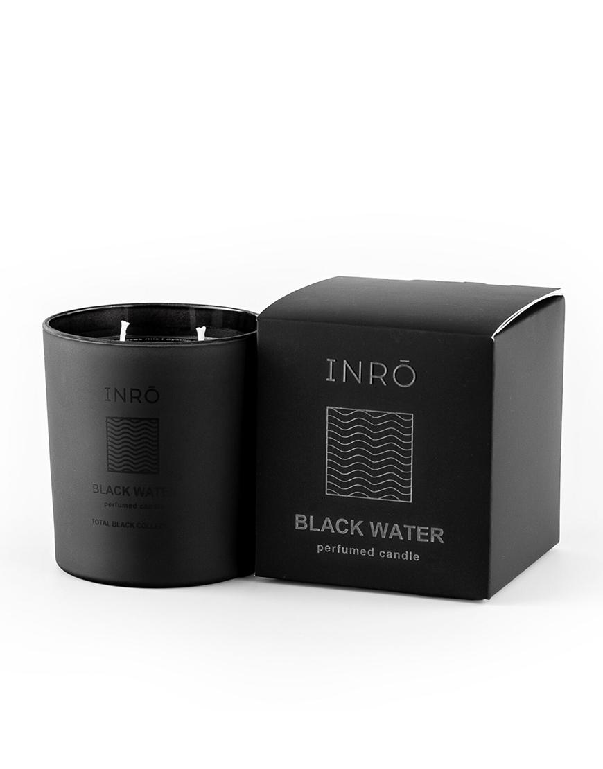 Парфумована свічка Black Water INRO чорна 250 мл