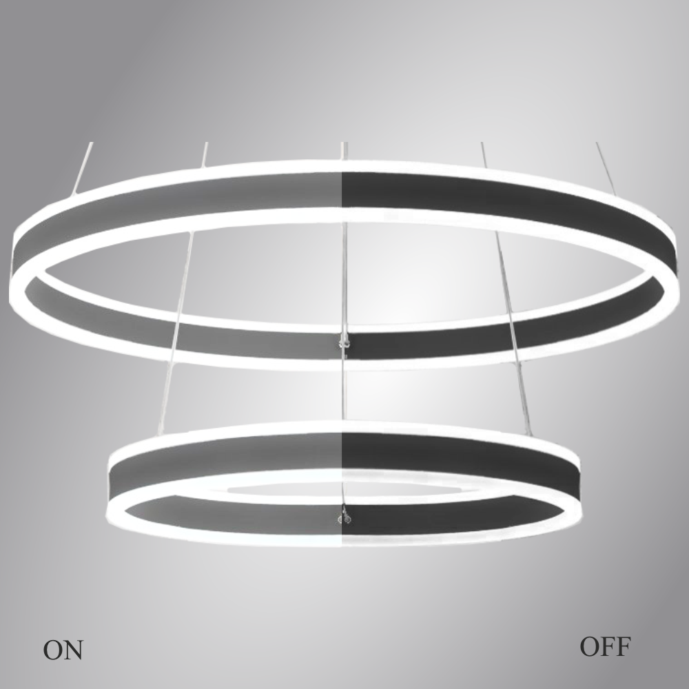 Люстра ESLLSE STELLA 2R с пультом 160W 600x1200 мм Черный (10418) - фото 3 Люстра ESLLSE STELLA 2R с пультом 160W 600x1200 мм Черный (10418) - фото 3