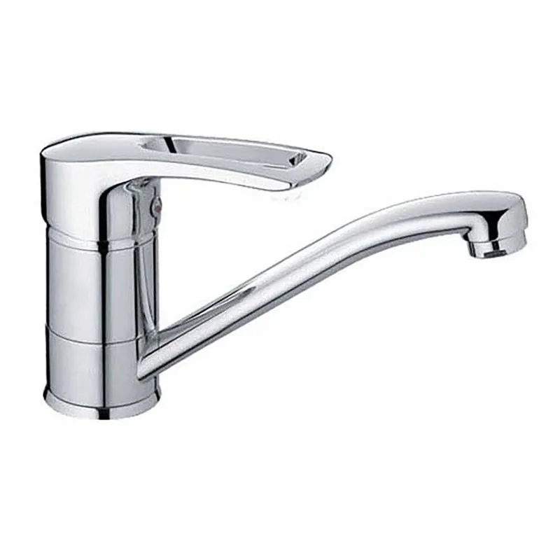 Смеситель для умывальника Haiba Haman 004 из латуни Стальной (HB0154)