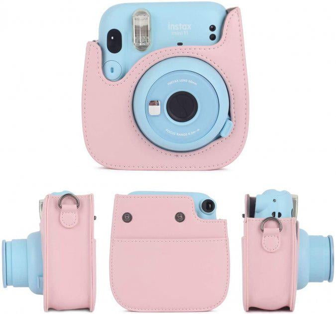 Чохол для фотоапарата Fujifilm Instax Mini 11 Рожевий (245) - фото 6