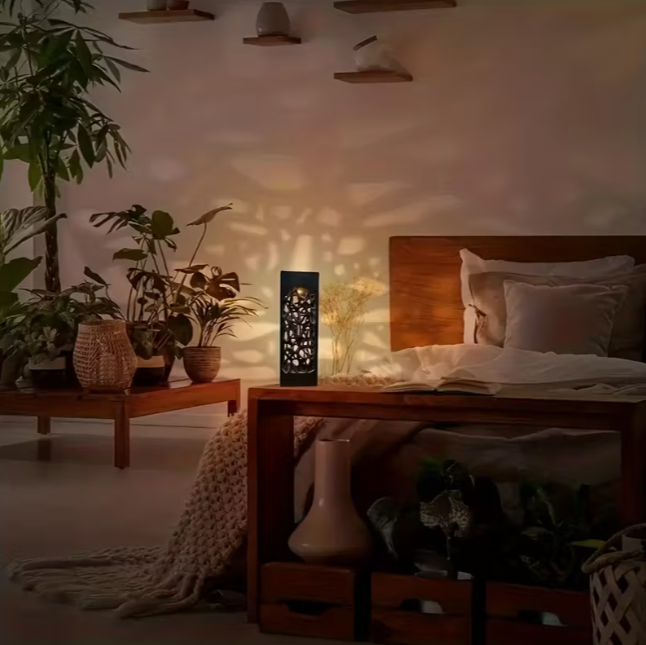 Садовий світильник на сонячній батареї ажурний для газону Тепле біле світло (1707) - фото 4