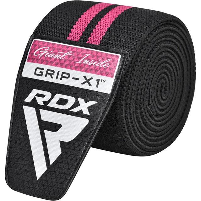 Бинти на коліна RDX GYM KNEE WRAP R11 Black/Pink (A-013185) - фото 4 Бинти на коліна RDX GYM KNEE WRAP R11 Black/Pink (A-013185) - фото 4