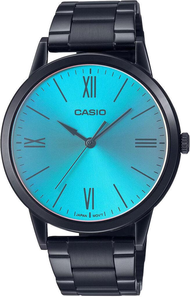 Мужские наручные часы Casio Timeless Collection MTP-E600B-2B со стальным корпусом Голубой (3150790241)
