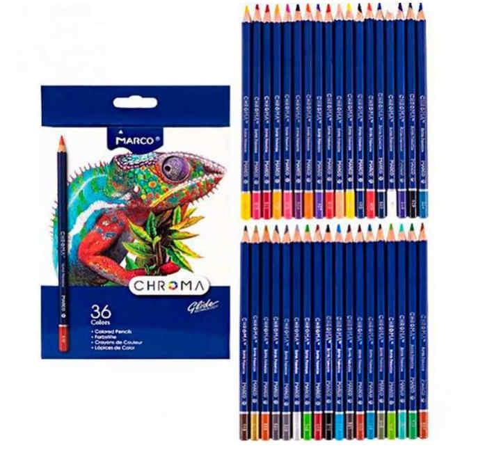 Карандаши цветные Marco Chroma 36 цветов