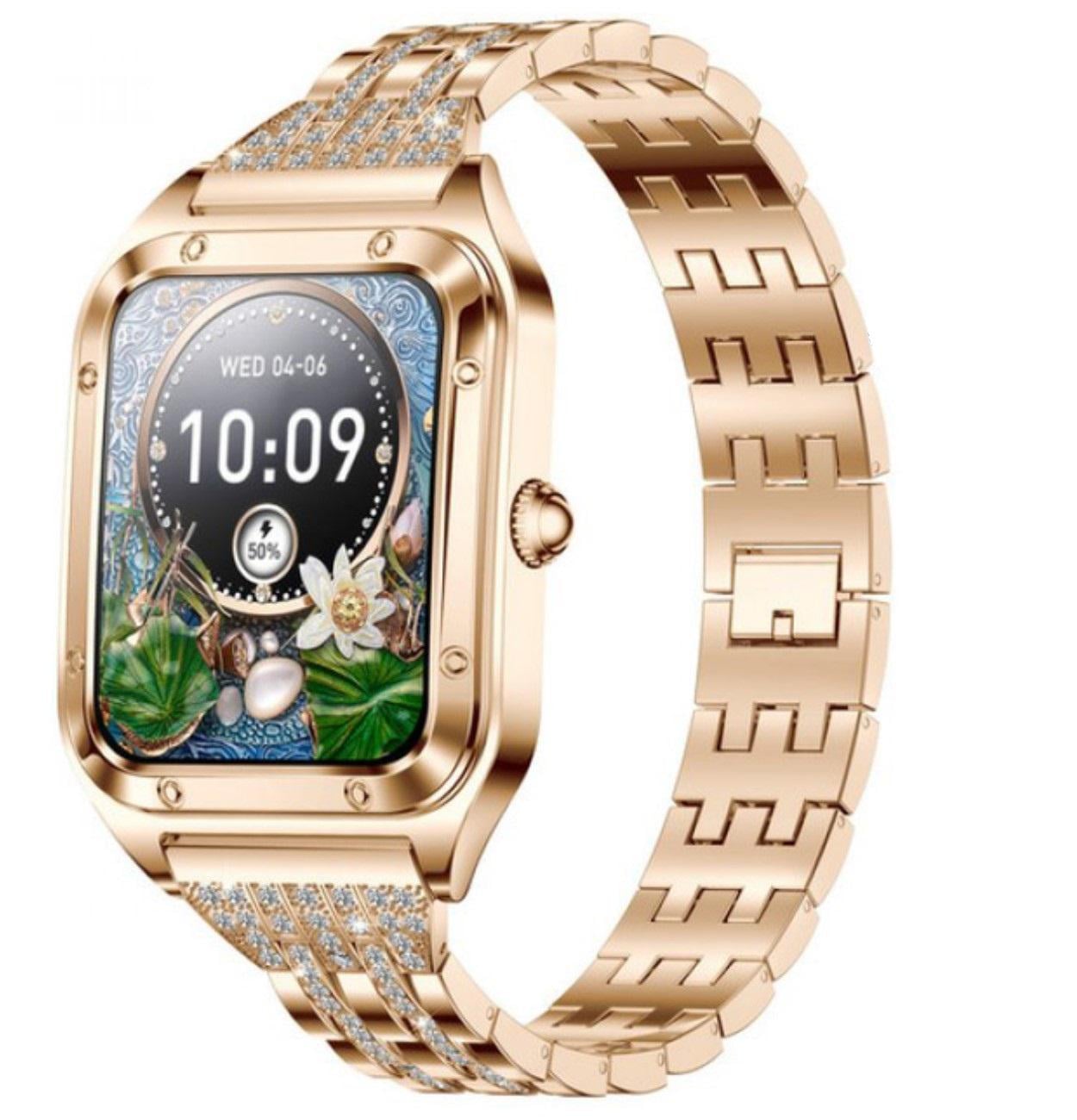 Смарт жіночий годинник Золотистий