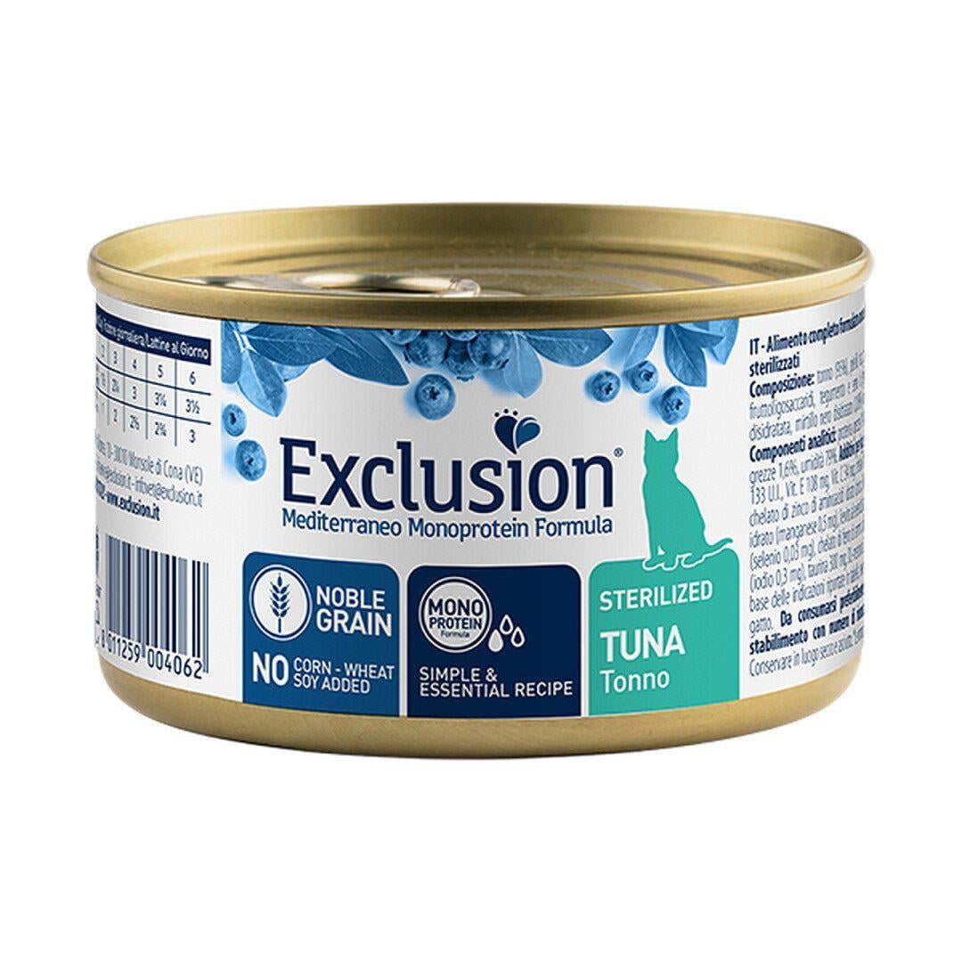 Корм вологий для стерилізованих котів Exclusion Sterilized Cat Tuna 85 г (8011259004062)