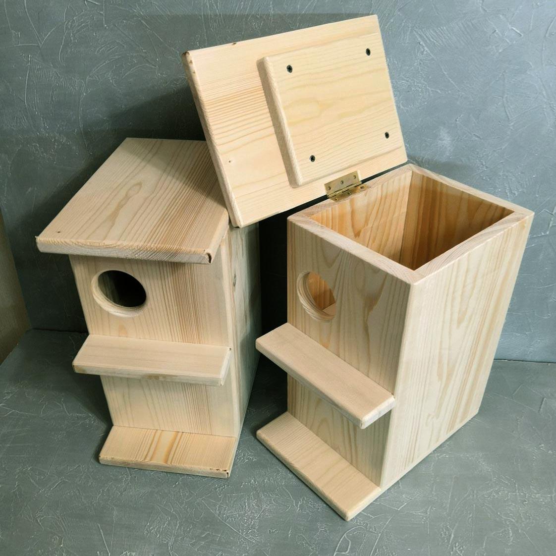 Будиночок для білок з дерева Жолудь Бланже (ДДБ-000501) - фото 2