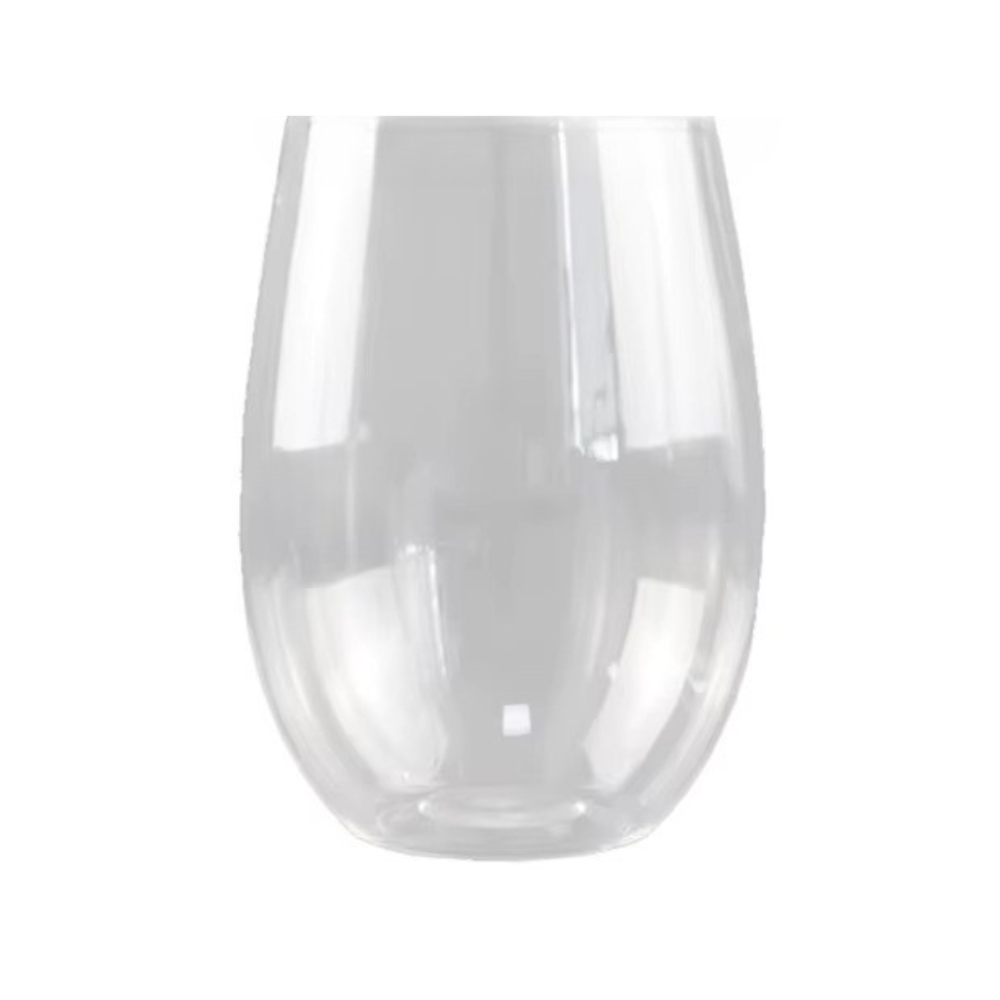 Набор пластиковых стаканов для напитков праздничные крепкие для вечеринок 6 шт. 350 мл