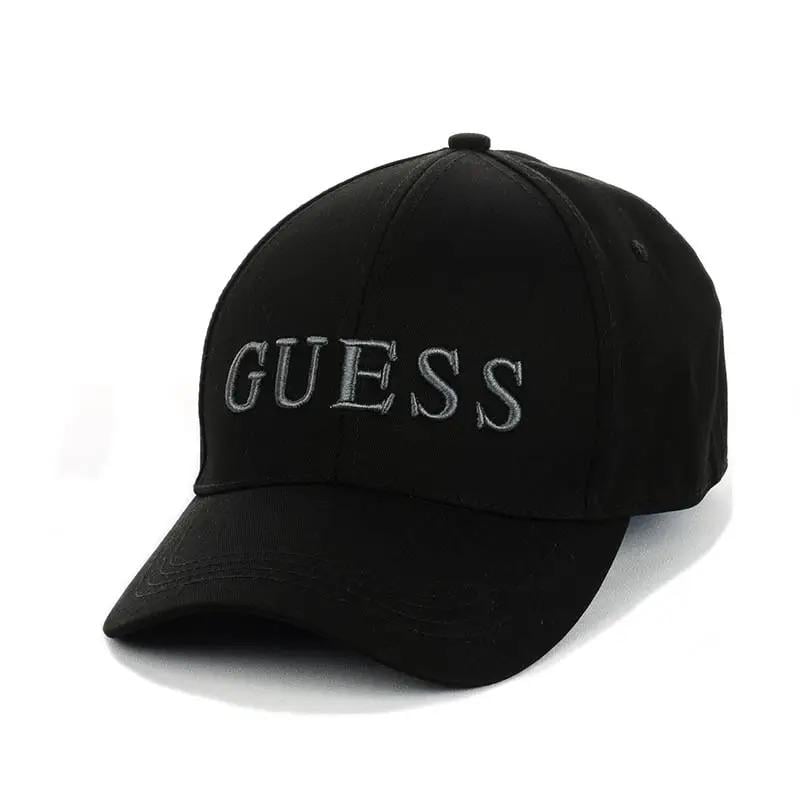 Бейсболка жіноча з вишивкою GUESS 55-58 см Чорний