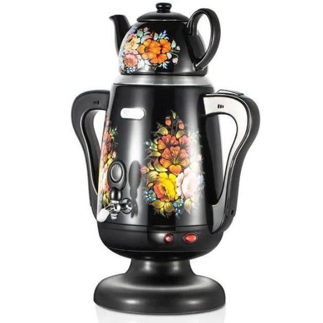 Самовар RAF R.7118B автоматичне підтримання температури 3,5 л 1800 Вт керамічний 0,6 л Чорний (36c6a390)