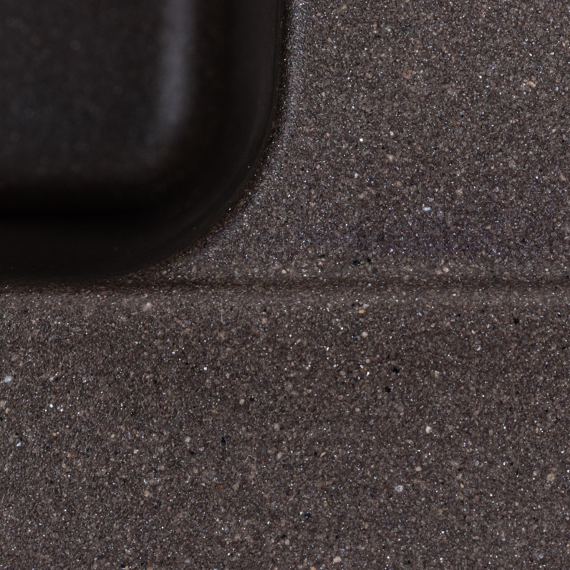 Мойка для кухни гранитная Platinum 6250 ZIRKONE матовая Темная скала - фото 7 Мойка для кухни гранитная Platinum 6250 ZIRKONE матовая Темная скала - фото 7