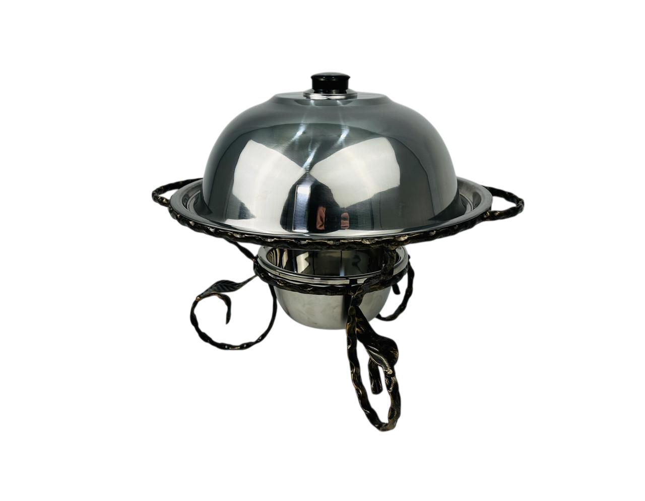 Садж для подачи шашлыка Grill Master с крышкой усиленный 36 см (147-10-SJ-6565)