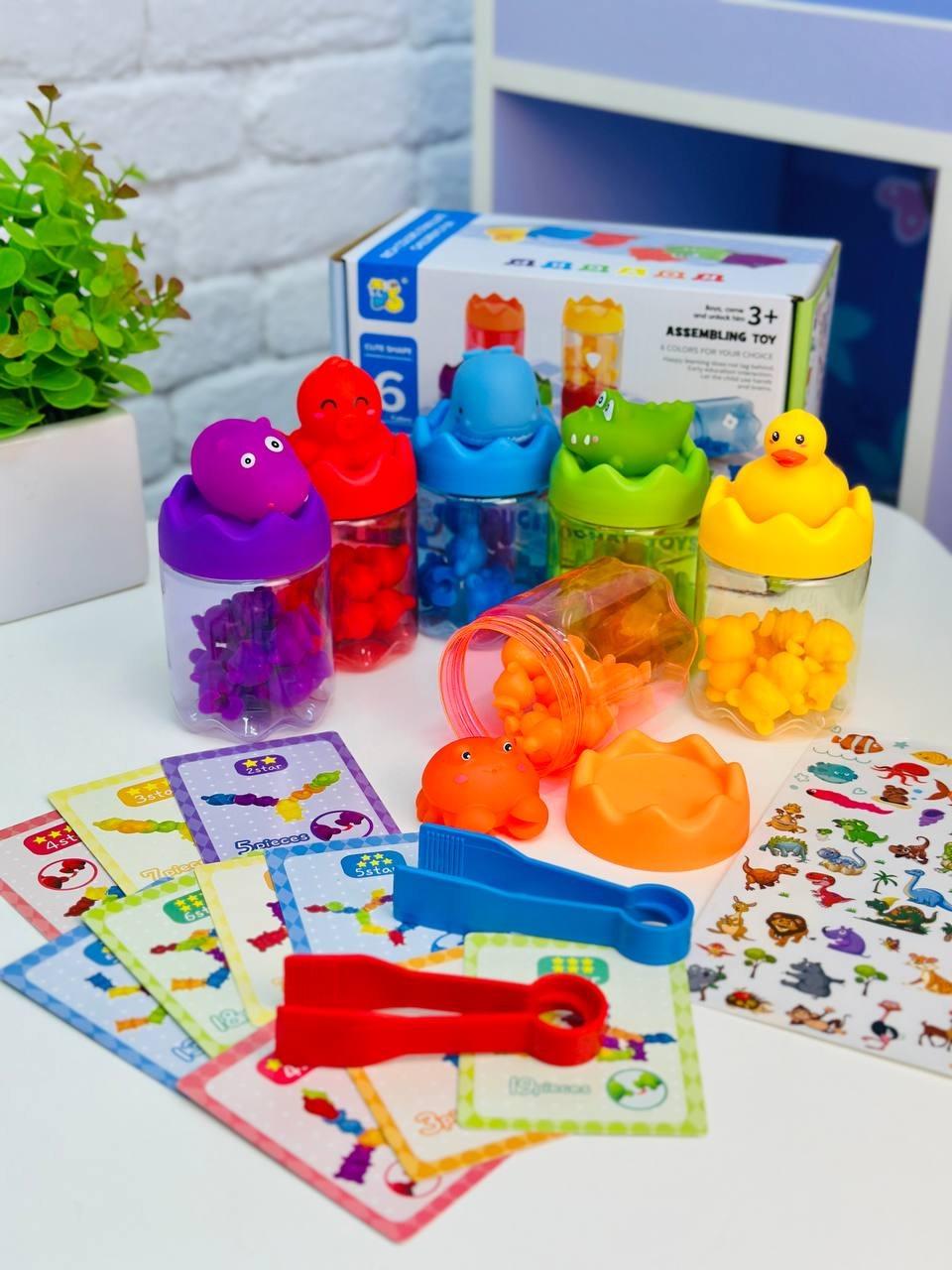 Сортер по кольорах Монтессорі розвиток дрібної моторики для дітей 3-5 років (2769306296) Сортер по кольорах Монтессорі розвиток дрібної моторики для дітей 3-5 років (2769306296)