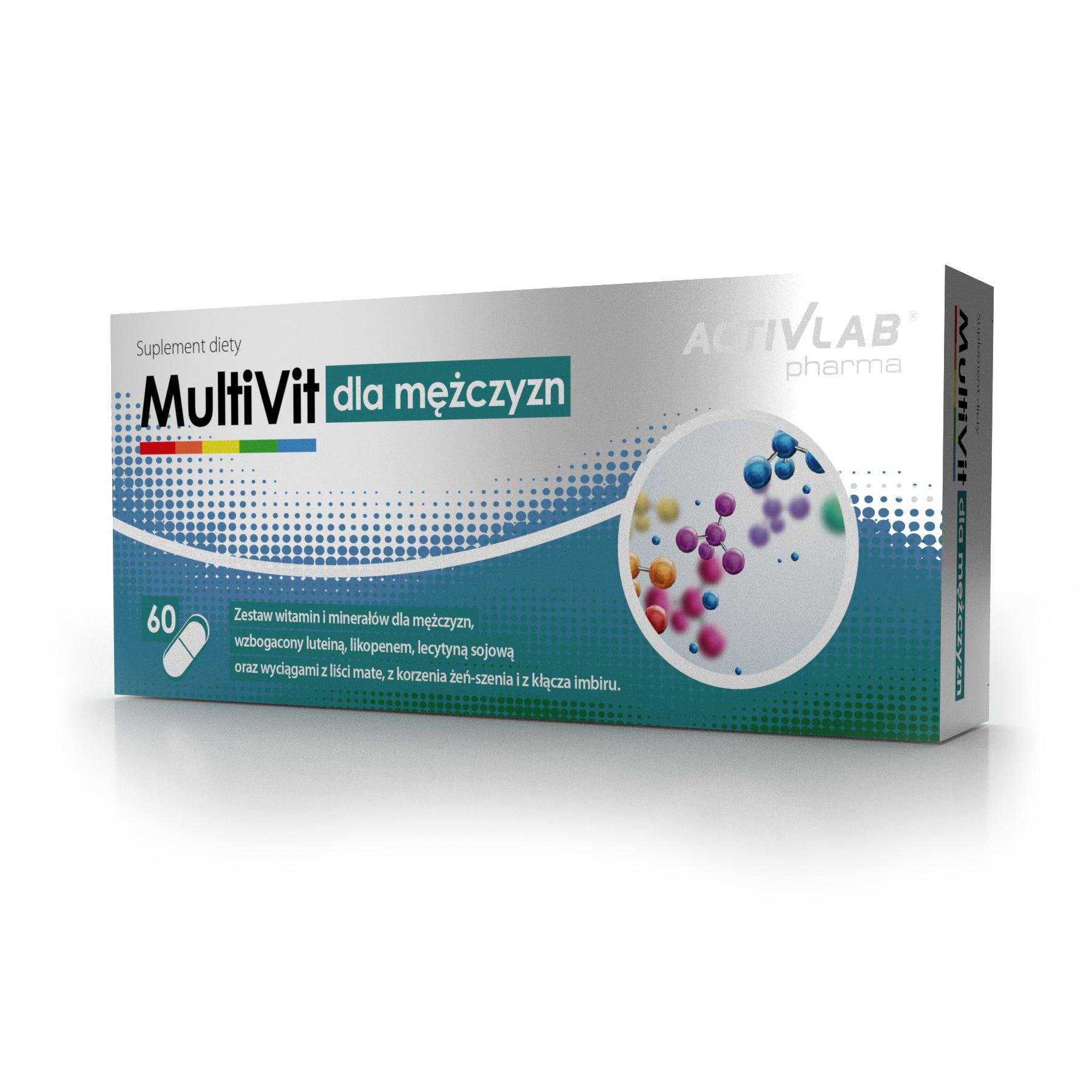 Мультивитамин для мужчин Activlab MultiVit for Men 60 tablets - фото 1