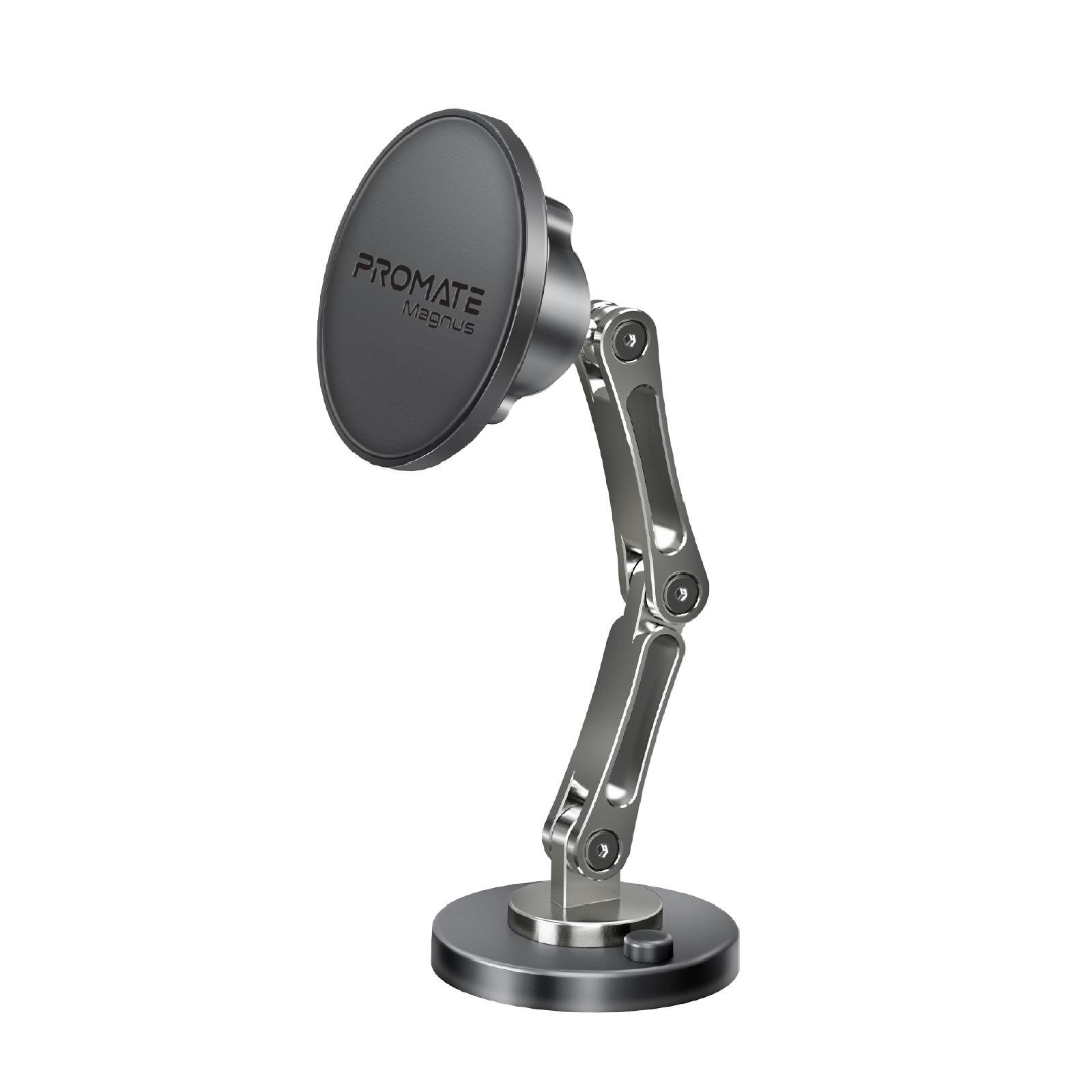 Держатель автомобильный Promate Magnus магнитный самоклеящийся с регулируемым кронштейном Черный (628122) Держатель автомобильный Promate Magnus магнитный самоклеящийся с регулируемым кронштейном Черный (628122)