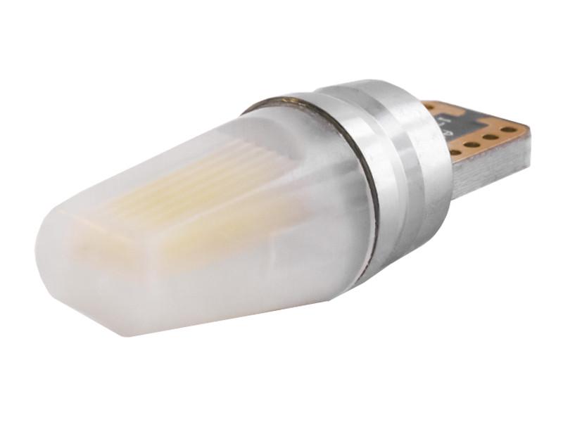 Автолампа светодиодная T10 W5W с обманкой 12-24 В COB Белый (2590)