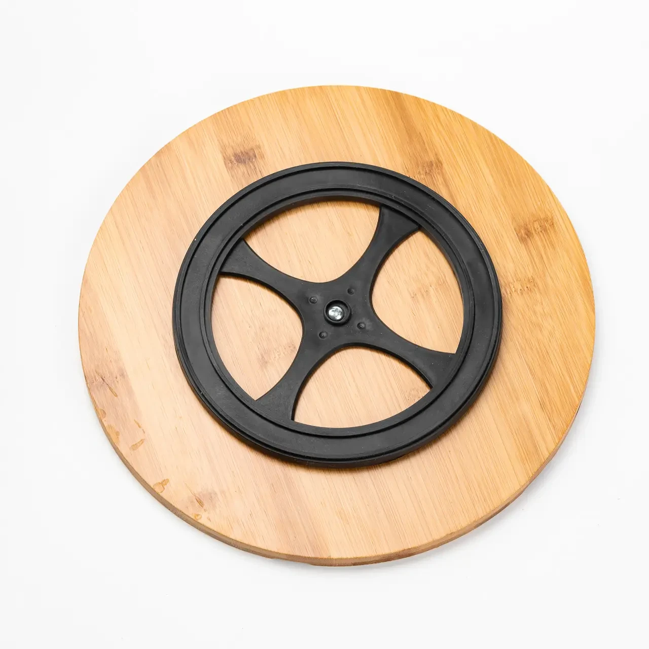 Тарілка для піци керамічна з бамбуковою підставкою що обертається секційна 28 см (4801) - фото 14 Тарілка для піци керамічна з бамбуковою підставкою що обертається секційна 28 см (4801) - фото 14