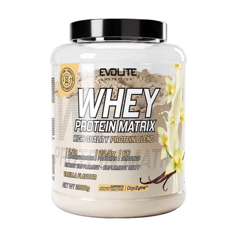 Протеин комплексный Evolite Whey Protein Matrix 2 кг Ваниль