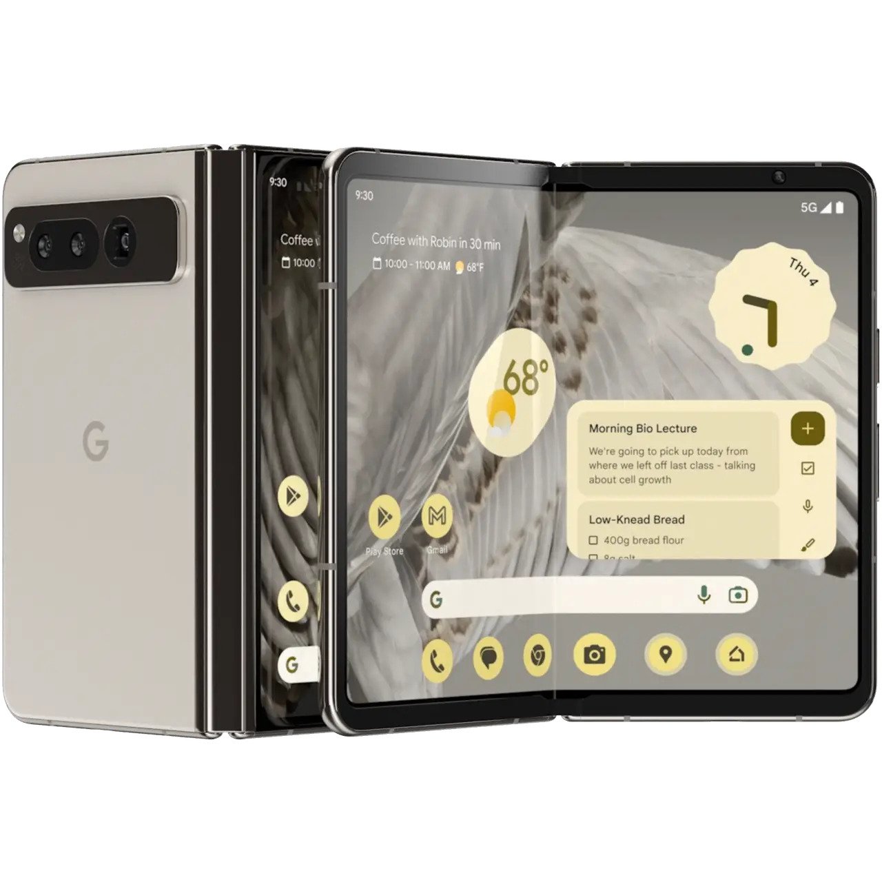 Смартфон Google Pixel Fold 12/256GB Porcelain - фото 3