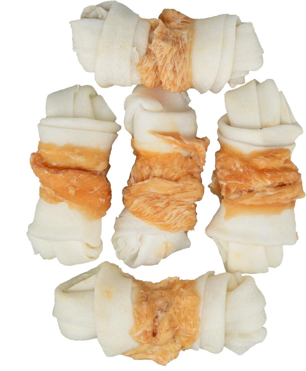 Жевательная кость Trixie Denta Fun с узлами курица 70 г 15 см