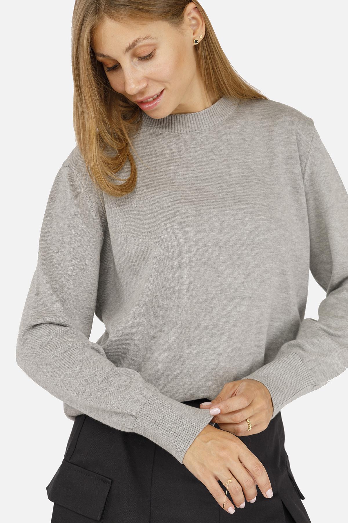 Джемпер жіночий р. 44 Сірий (SKT001008691) - фото 3 Джемпер жіночий р. 44 Сірий (SKT001008691) - фото 3