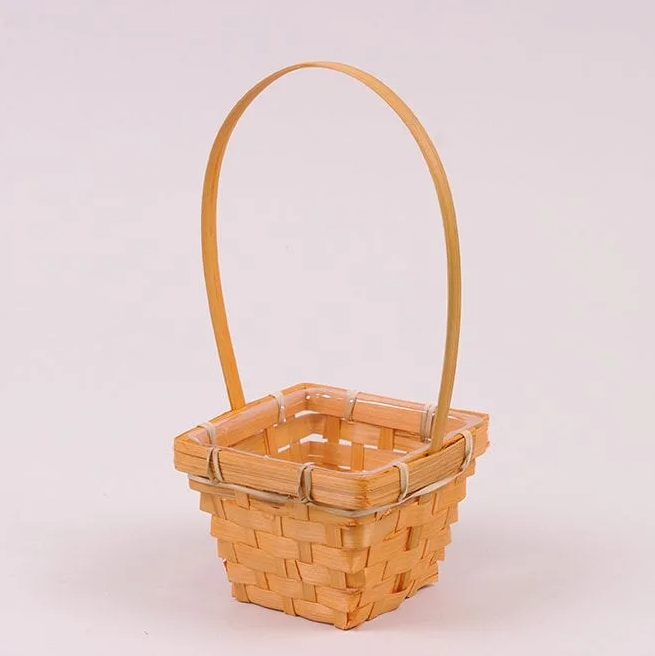 Корзина бамбуковая Flora Оранжевый (37992)
