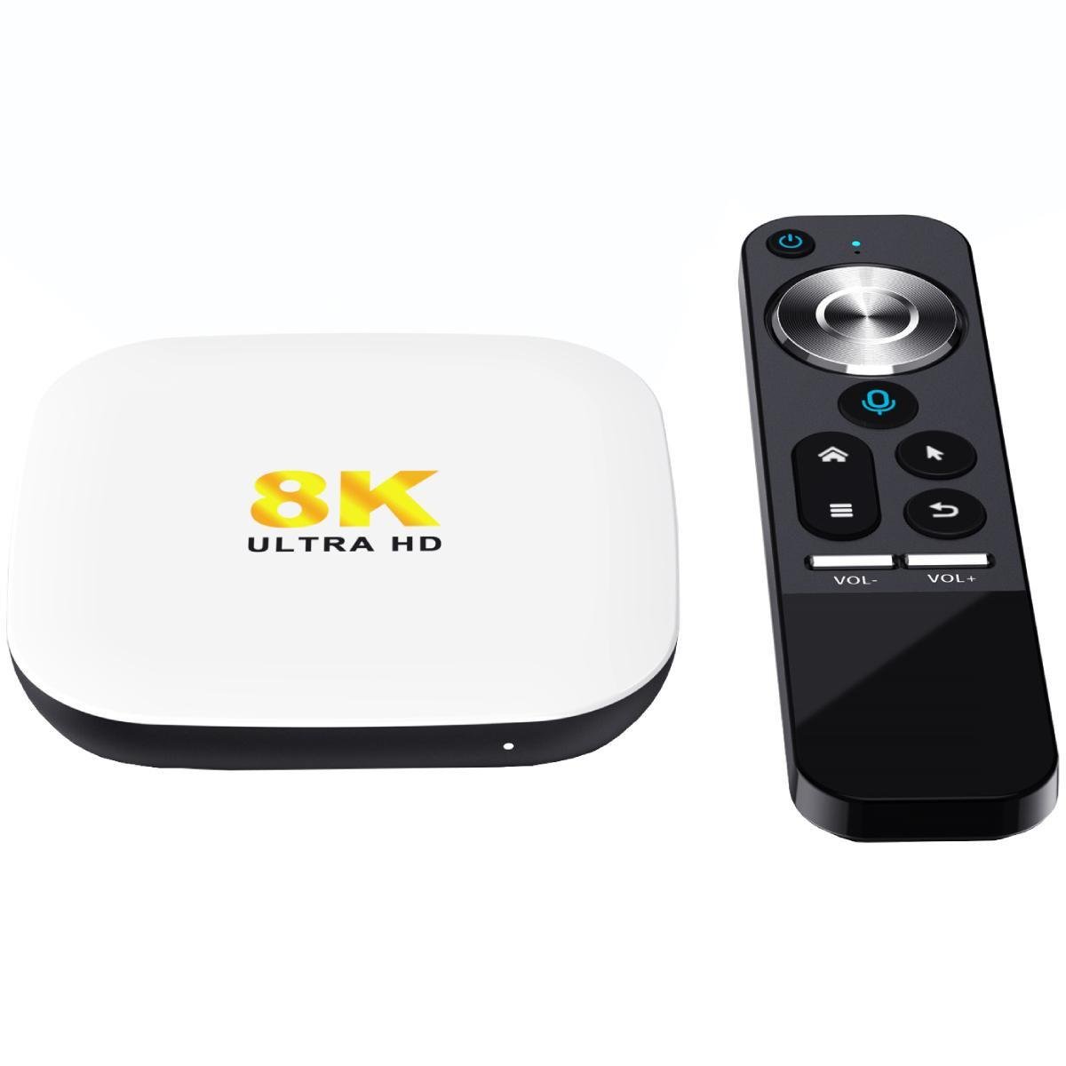 Смарт-приставка для телевизора MAX H96 M2 2/16 GB Rockchip RK3528 Android 13 Wi-Fi 2,4G + 5G BT 5.1 White (M2_2 GB/16GB)