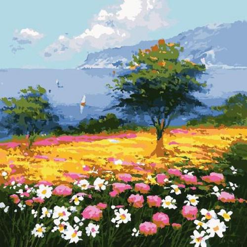 Картина по номерам Art Story Итальянский пейзаж 40х40 см (AS0802)