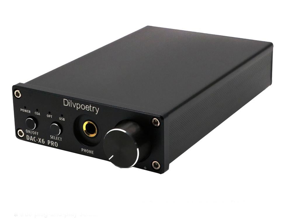 Звуковая аудио карта конвертер Dilvpoetry FX Audio USB оптический вход 24 бит 192 кГц DAC-X6 cs4398 (1008-623-00)