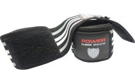 Бинти на коліна Power System PS-3700 Knee Wraps пара Grey/Black (A-012093) - фото 3