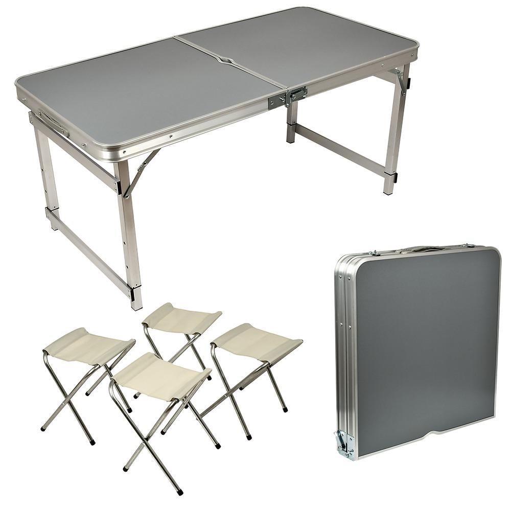 Стол-чемодан туристический укрепленный 120х60х70 см MH-5363-2)