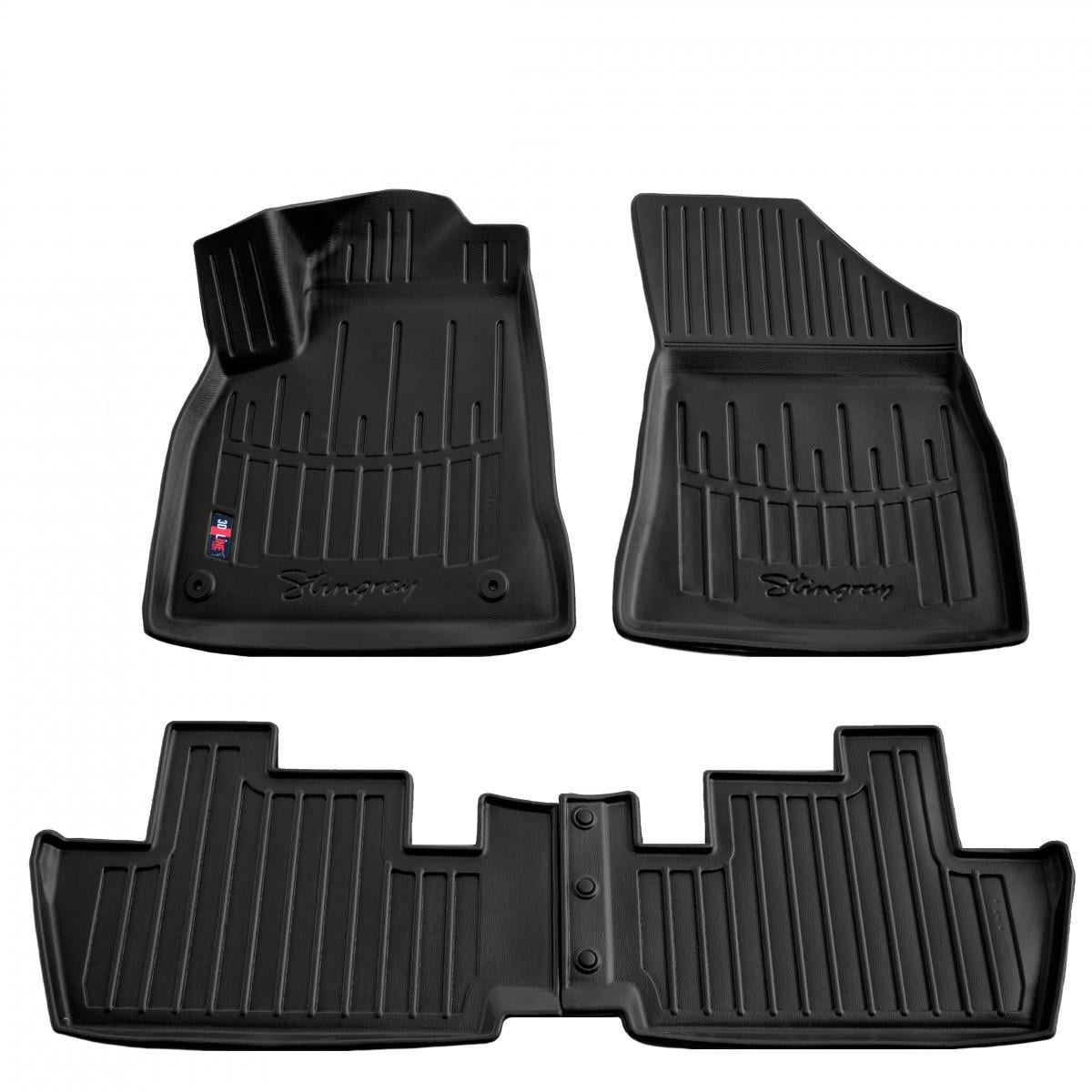 Коврики резиновые Peugeot 3008 2009 2016 с бортом 4 шт.