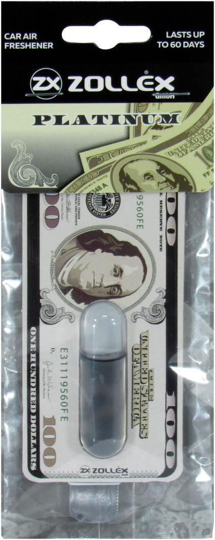 Ароматизатор для авто Zollex Dollar Platinum рідкий 5 мл (0307938)