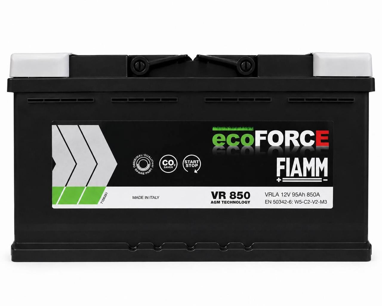 Акумулятор автомобільний Fiamm AGM 95 Ah 850A R+ 12V (3146083319) Акумулятор автомобільний Fiamm AGM 95 Ah 850A R+ 12V (3146083319)