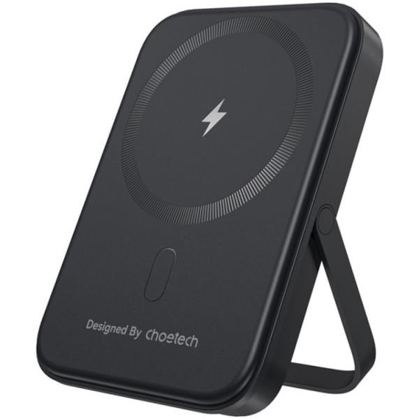 Повербанк Choetech B742 5000 mAh 20W PD 3.0/QC 3.0 Magnetic Wireless Holder Black (B742-CCBK)
