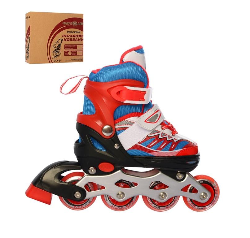 Ролики Profi Roller A4122-S-R р. 31-34 Красный (27642312) Ролики Profi Roller A4122-S-R р. 31-34 Красный (27642312)