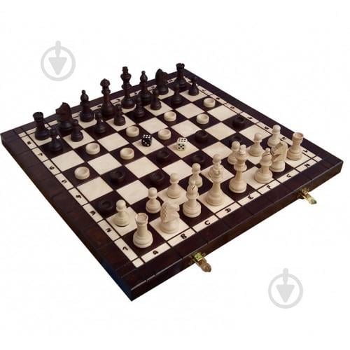 Комплект Madon шахматы/шашки/нарды 40.5х40.5 см (с-141)