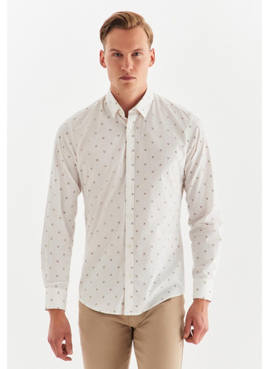 Рубашка мужская Pako Lorente P22WF-1X-021-B S Белый