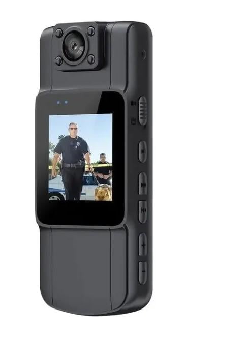 Боди-камера нагрудная с дисплеем 1.54" датчик движения аккумулятор 1000 мАч (KAR62)