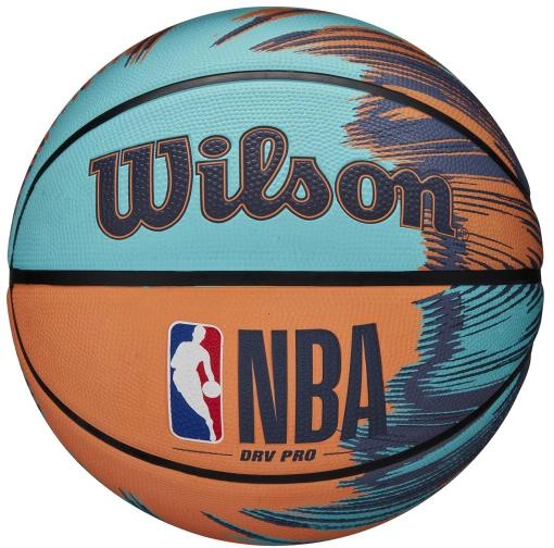 Мяч баскетбольный Wilson NBA DRV PRO STREAK BSKT р. 6 Blue/Orange (WZ3012501XB6 6)