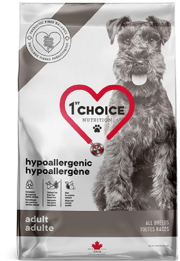 Корм сухой для собак 1st Choice Hypoallergenic со вкусом утки/батат 11 кг (65672143110)