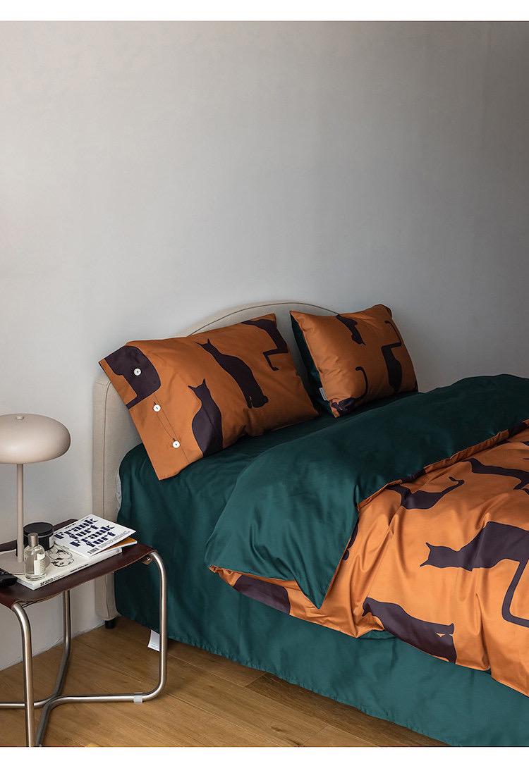 Комплект постільної білизни євро 2 з Коты - фото 9 Комплект постільної білизни євро 2 з Коты - фото 9