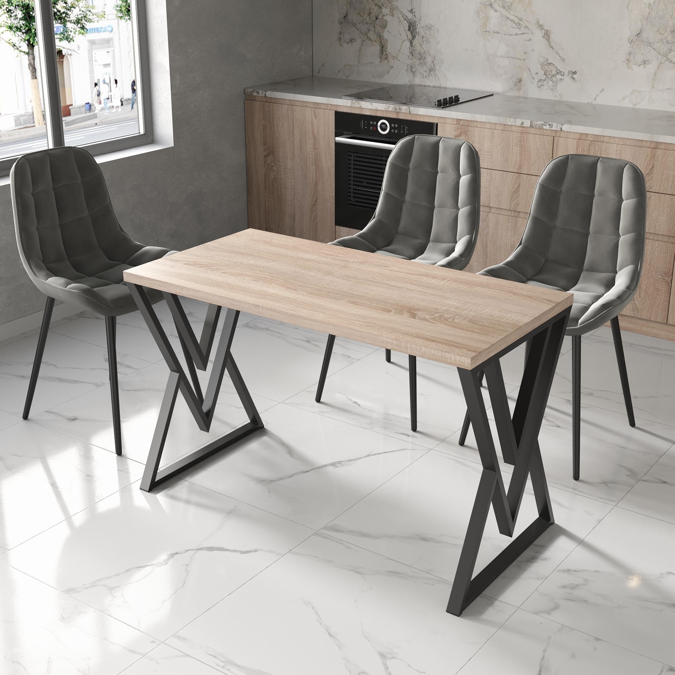 Обідній стіл 13 1200х600х32 мм Дуб сонома