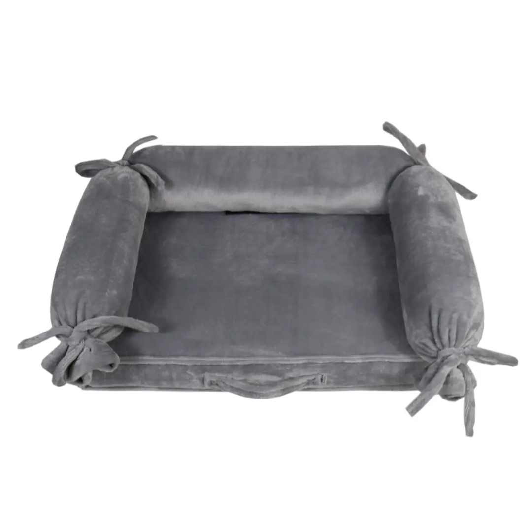 Лежак HugRoll хутро Сірий (L-20/2) Лежак HugRoll хутро Сірий (L-20/2)