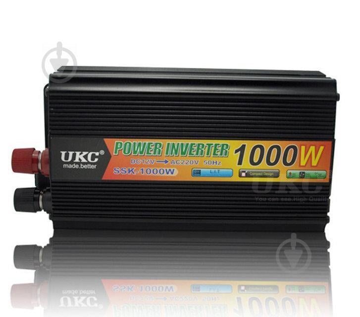 Автомобільний інвертор UKC 1000W перетворювач напруги - фото 2