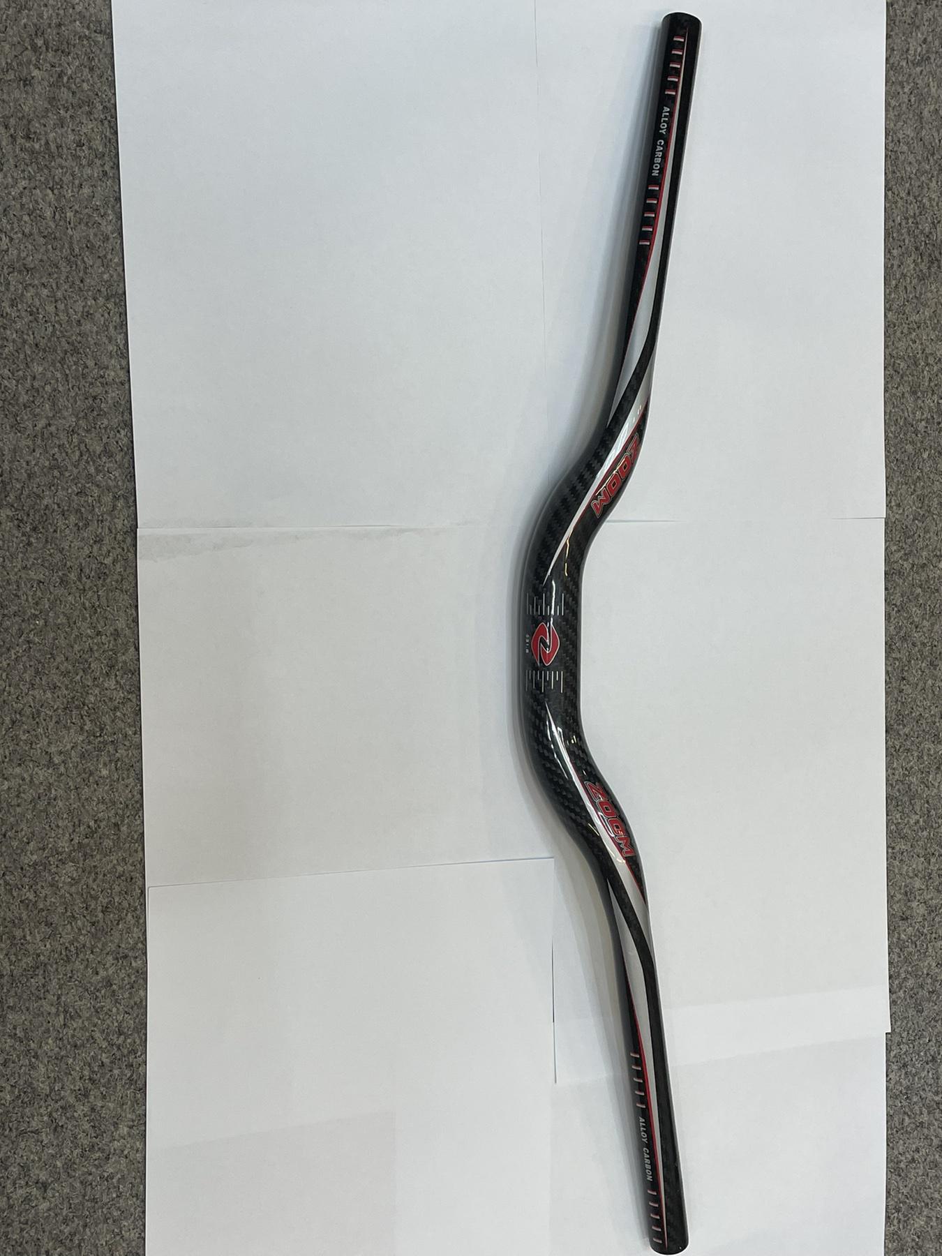 Кермо MTB d 31.8 Zoom Al/carbon 660 мм Чорний