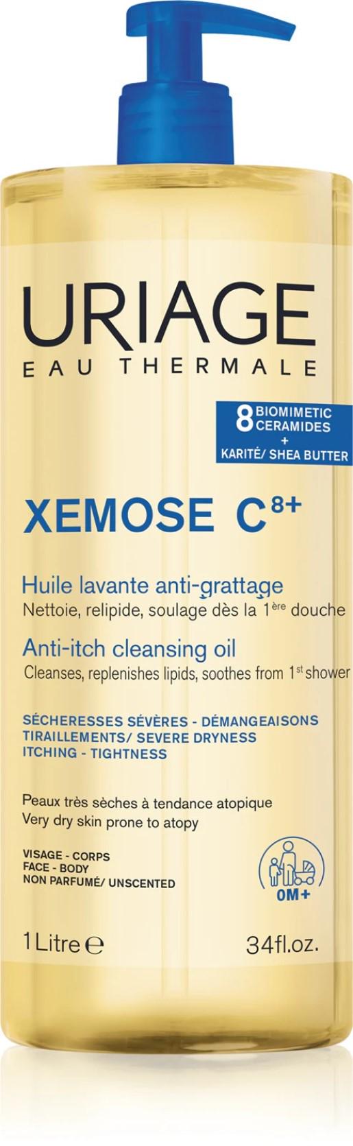 Олія очищувальна Uriage Xemose C8+ Anti-itch Cleansing Oil проти свербежу 1000 мл (2692735617)