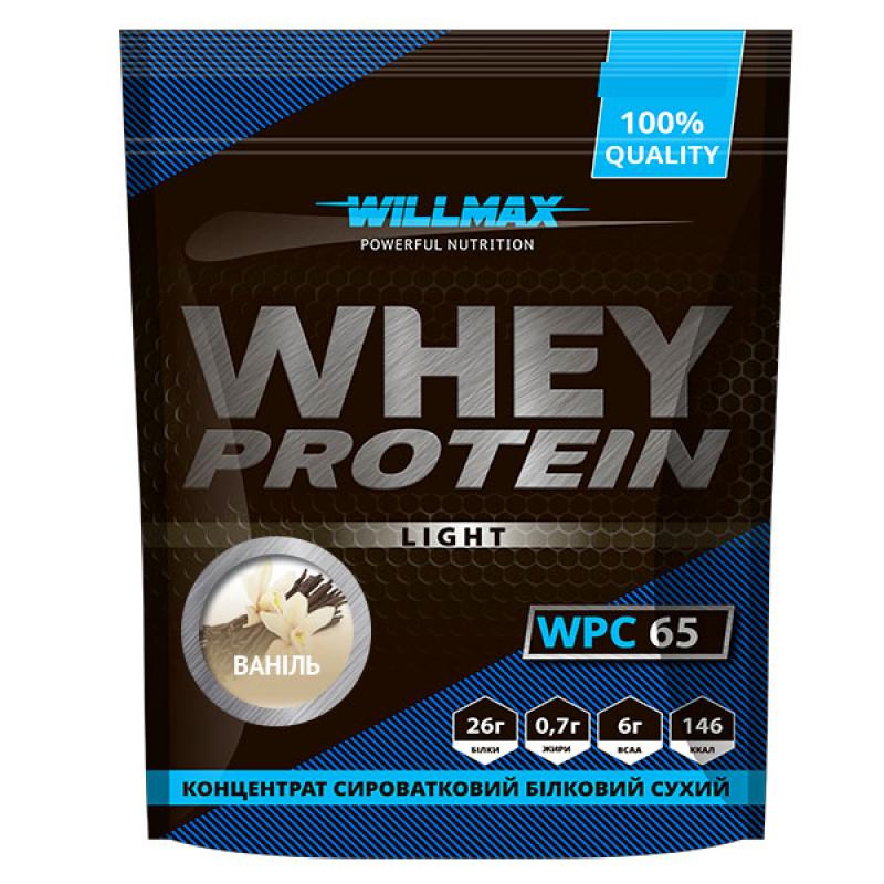Протеїн сироватковий Willmax Whey Protein Light 65% 1 кг Ваніль
