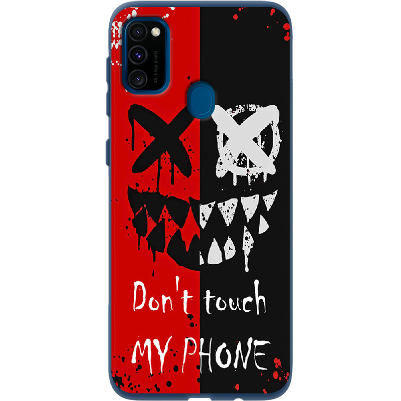 Чехол BoxFace Samsung M307 Galaxy M30s Bad Smile Синий силикон (38209-up2468-41816)
