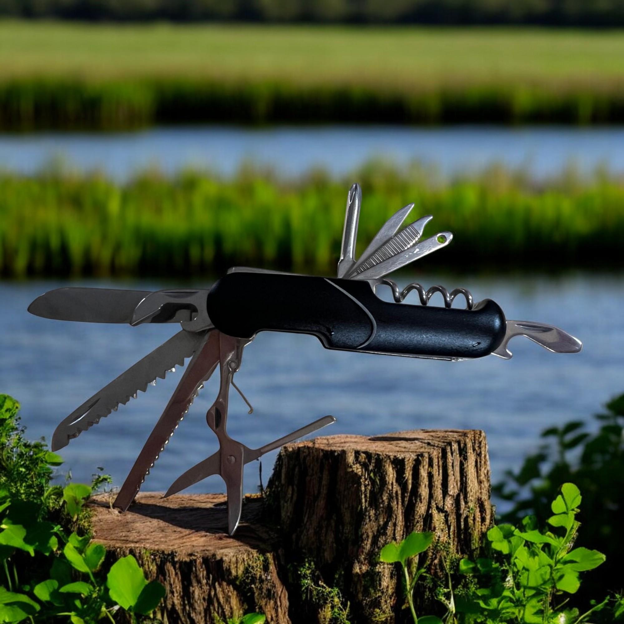 Мультифункціональний ніж ProMax 11в1 Black (25712934) - фото 5 Мультифункціональний ніж ProMax 11в1 Black (25712934) - фото 5